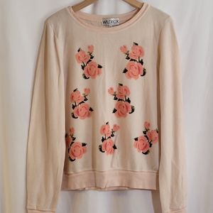 WILDFOX Knit Top - Pink Vintage Rose